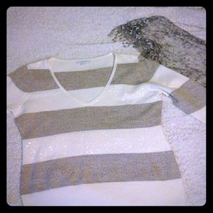 New York  and company sequin sweater